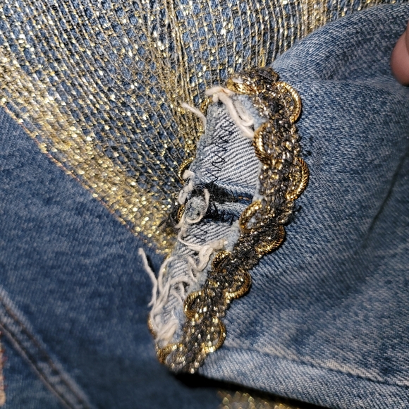 EUC Vntg Road Rags Cropped Denim Jean Jacket - Picture 11 of 16